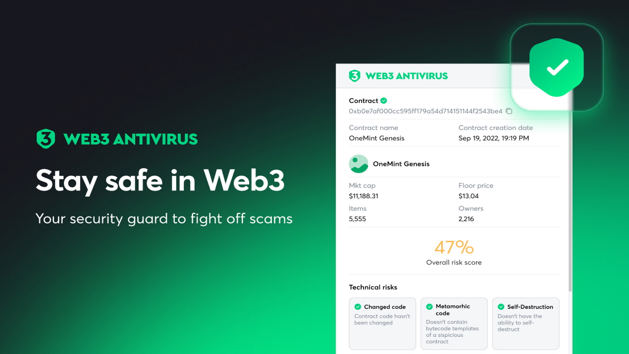 Web3 Antivirus Is Now on Guard of Your Digital Assets